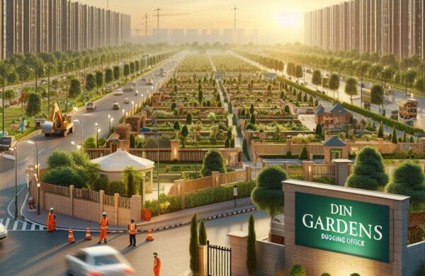 plots in installments in Din Gardens Faisalabad